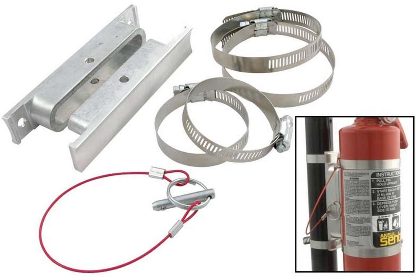 Allstar Performance Quick-Release Fire Extinguisher Brackets ALL10510