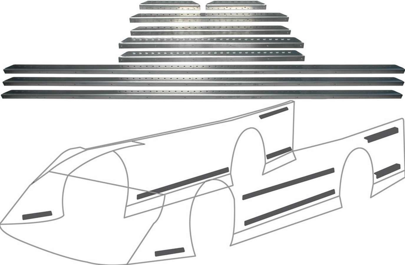 Allstar Performance Body Brace Kits ALL23105