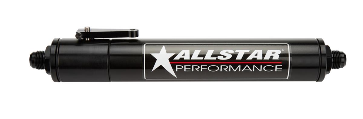 Allstar Performance Fuel Filter with Shut-Off Valves ALL40196