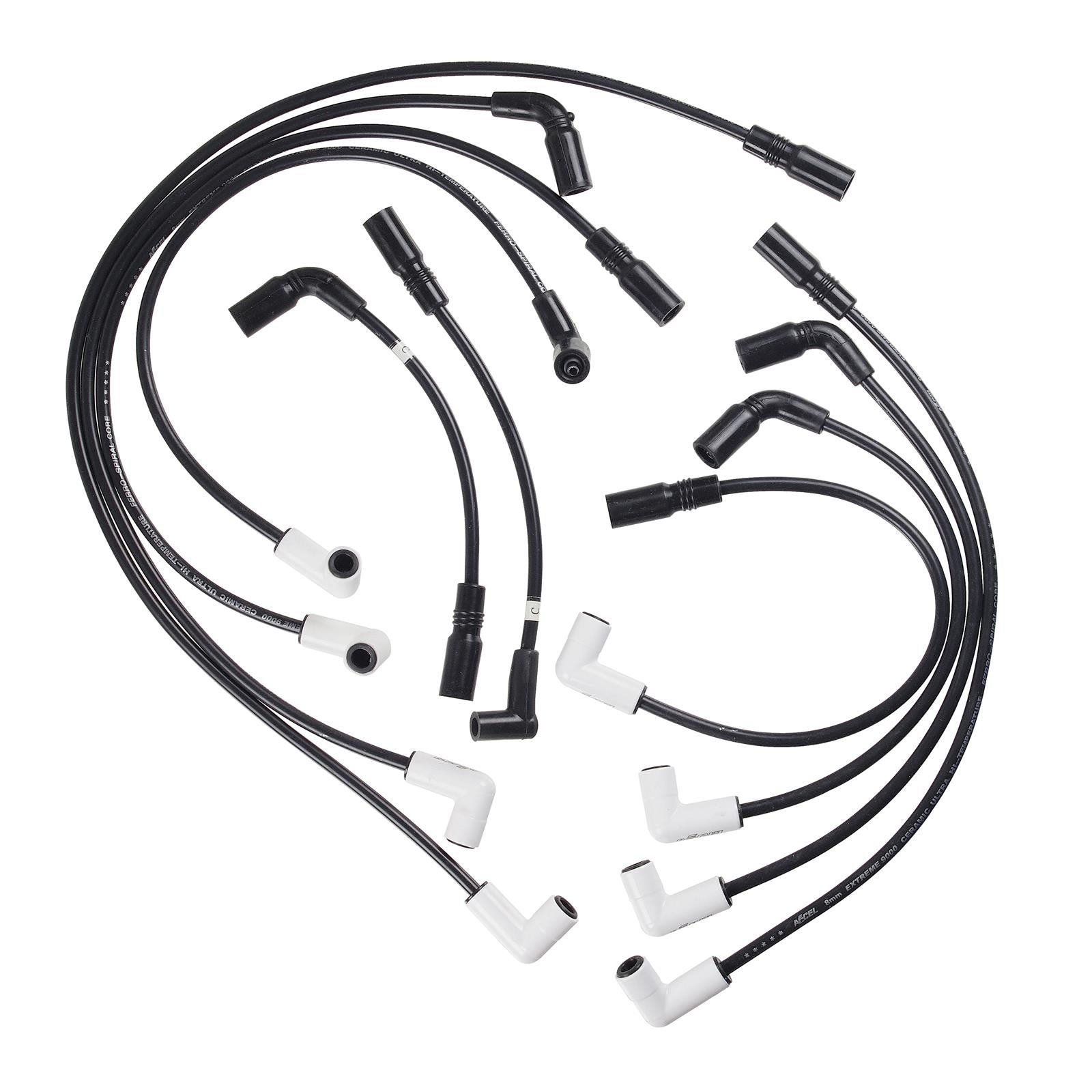 ACCEL Extreme 9000 Ceramic Spark Plug Wire Sets 9038C