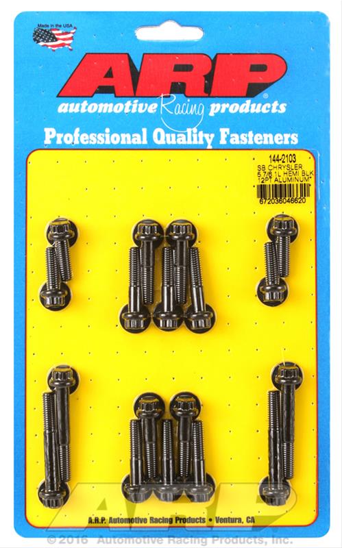 ARP Chromoly Intake Manifold Bolt Kits 144-2103
