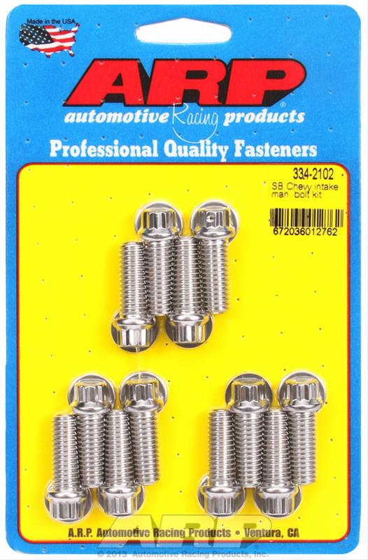 ARP Stainless Steel Intake Manifold Bolt Kits 334-2102