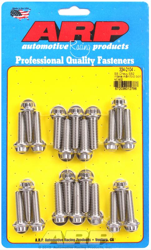 ARP Stainless Steel Intake Manifold Bolt Kits 334-2104