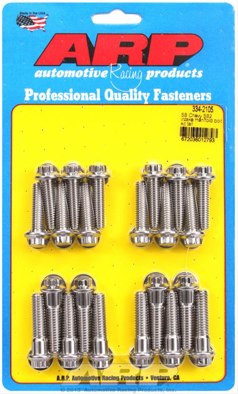 ARP Stainless Steel Intake Manifold Bolt Kits 334-2105