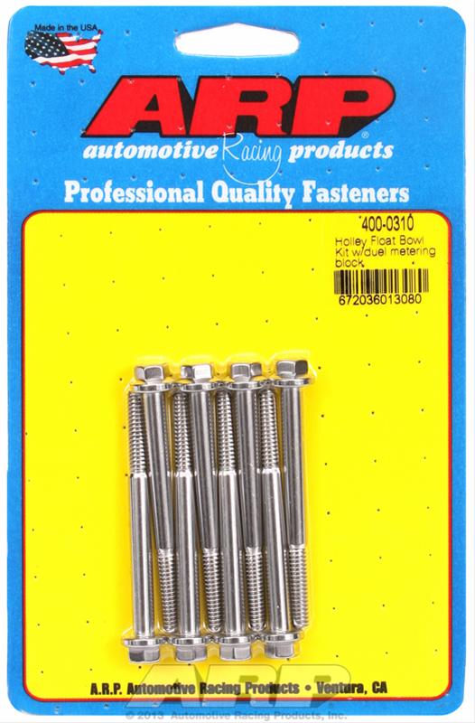 ARP Carburetor Float Bowl Bolt Kits 400-0310