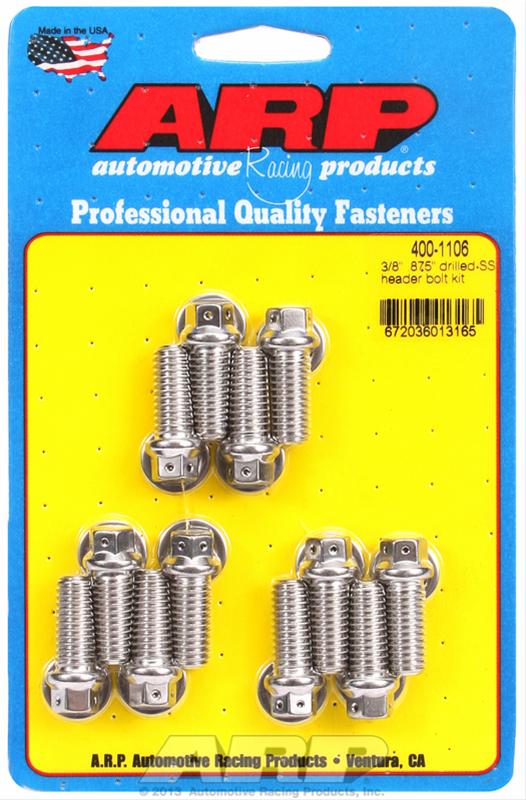 ARP Stainless Steel Header Bolts 400-1106
