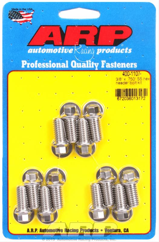 ARP Stainless Steel Header Bolts 400-1107