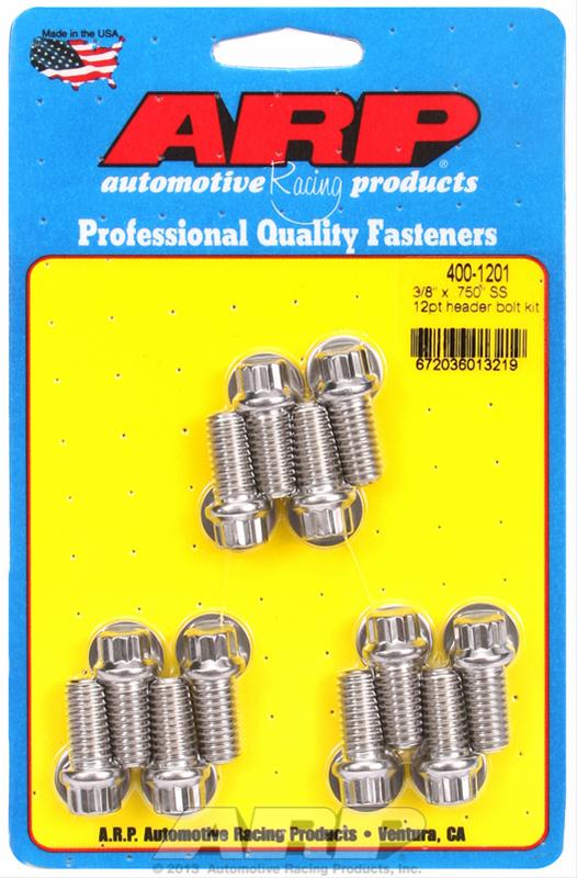 ARP Stainless Steel Header Bolts 400-1201