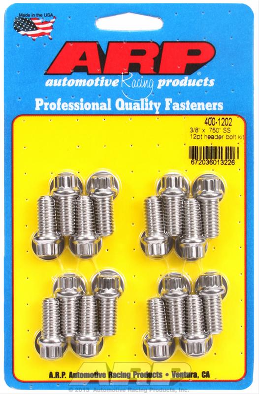ARP Stainless Steel Header Bolts 400-1202