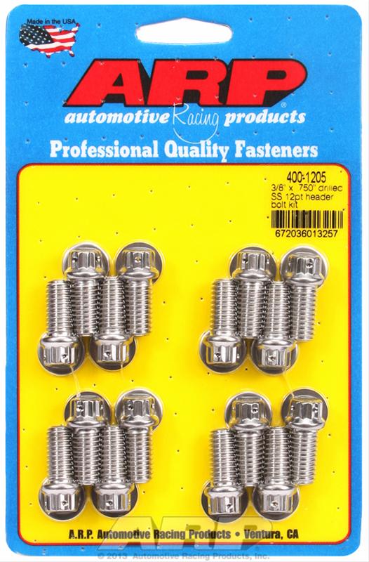 ARP Stainless Steel Header Bolts 400-1205