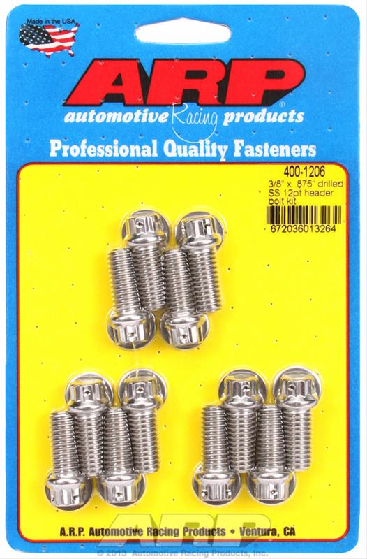 ARP Stainless Steel Header Bolts 400-1206