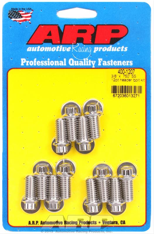 ARP Stainless Steel Header Bolts 400-1207