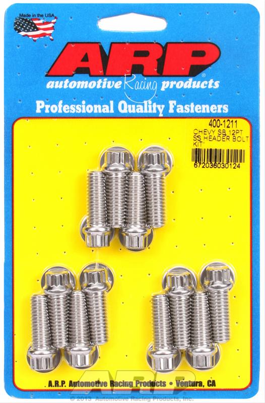 ARP Stainless Steel Header Bolts 400-1211