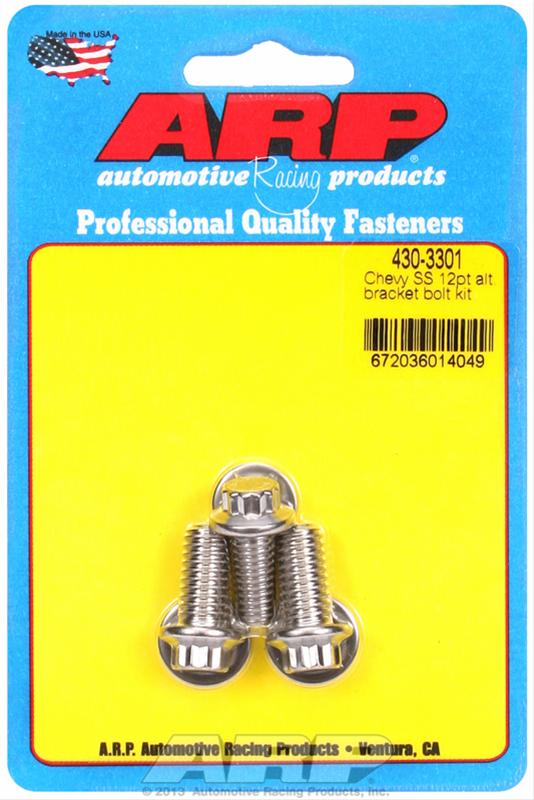 ARP Alternator Bracket Bolt Kits 430-3301