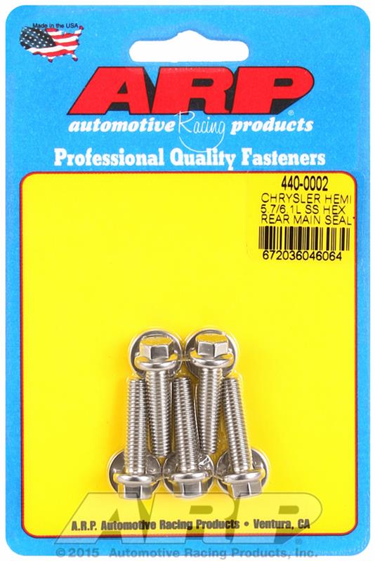 ARP Rear Motor Cover Fasteners 440-0002