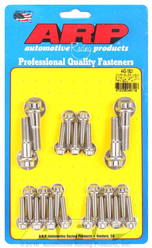 ARP Oil Pan Bolt Kits 440-1801