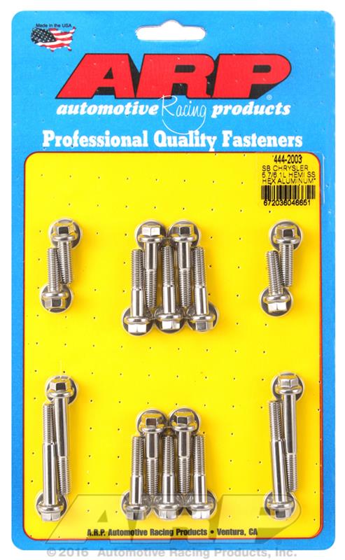ARP Stainless Steel Intake Manifold Bolt Kits 444-2003