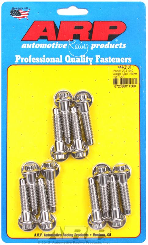ARP Stainless Steel Intake Manifold Bolt Kits 444-2101