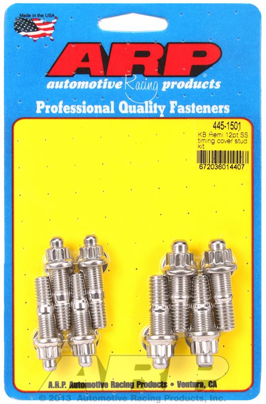 ARP Timing Cover Stud Kits 445-1501
