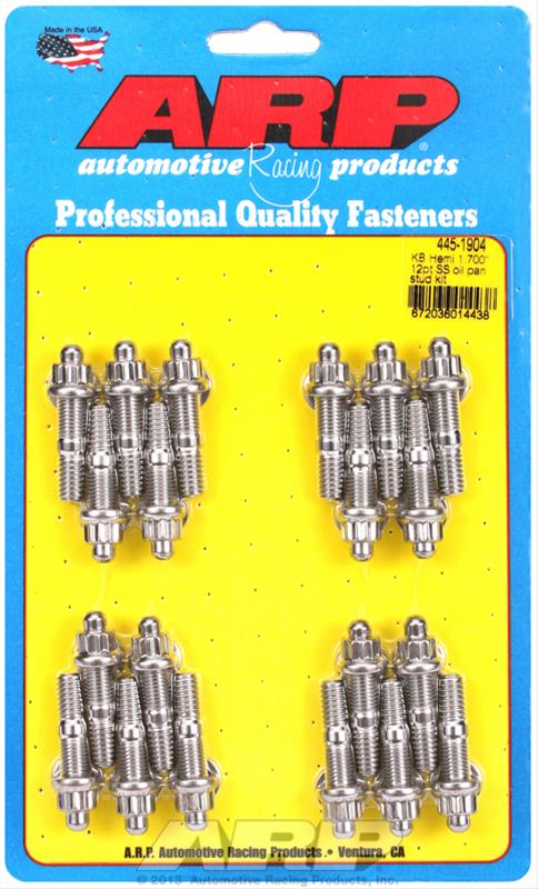 ARP Oil Pan Stud Kits 445-1904