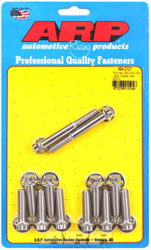 ARP Stainless Steel Intake Manifold Bolt Kits 494-2101