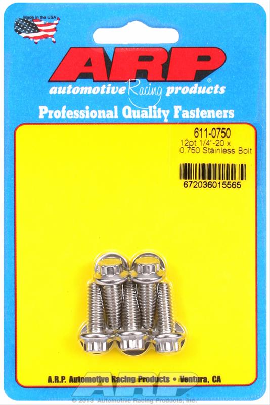 ARP Stainless Steel Bolts 611-0750