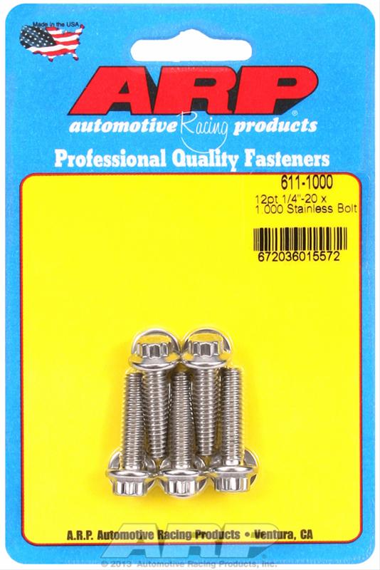 ARP Stainless Steel Bolts 611-1000