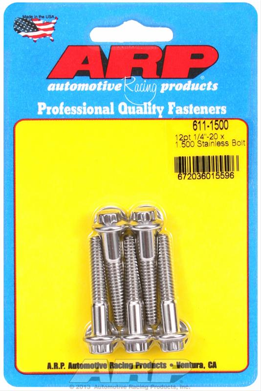 ARP Stainless Steel Bolts 611-1500