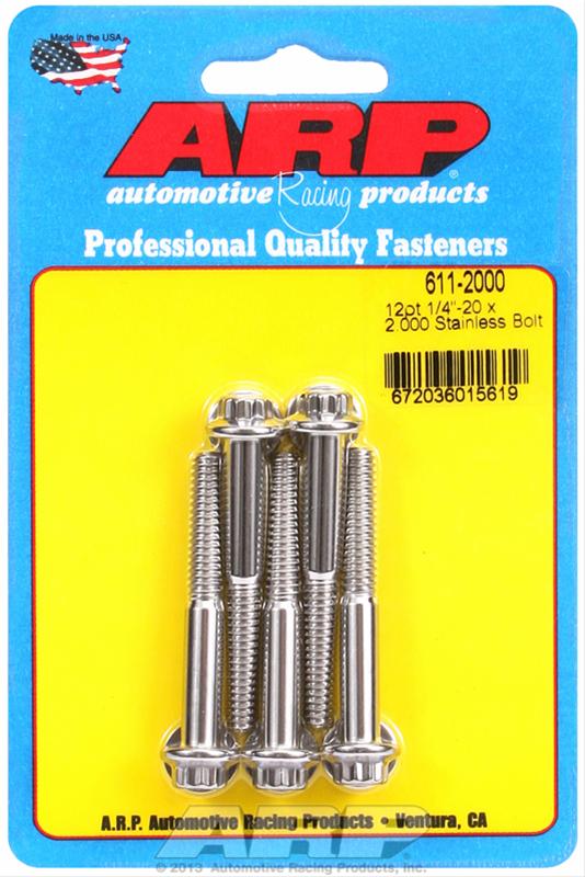 ARP Stainless Steel Bolts 611-2000