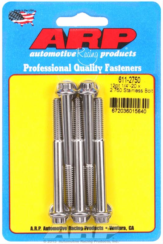 ARP Stainless Steel Bolts 611-2750
