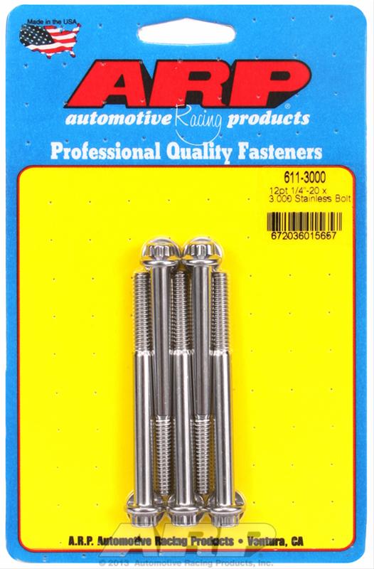 ARP Stainless Steel Bolts 611-3000