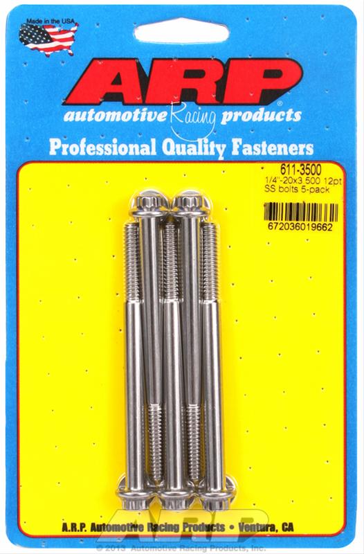 ARP Stainless Steel Bolts 611-3500