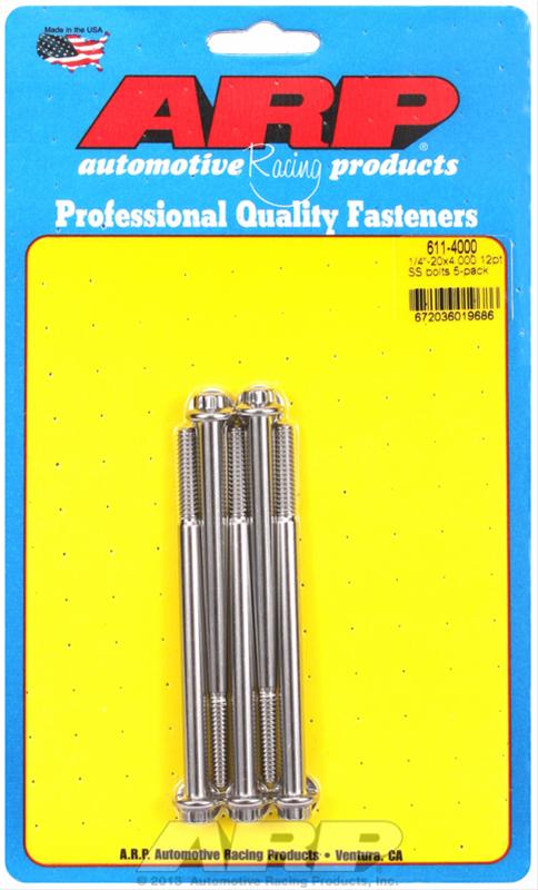 ARP Stainless Steel Bolts 611-4000
