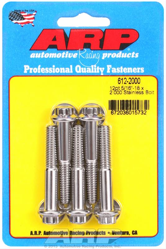 ARP Stainless Steel Bolts 612-2000