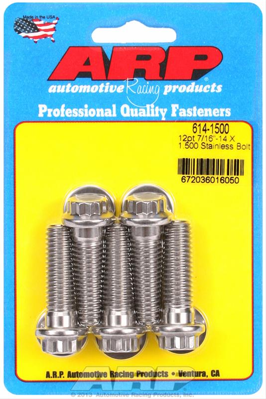 ARP Stainless Steel Bolts 614-1500