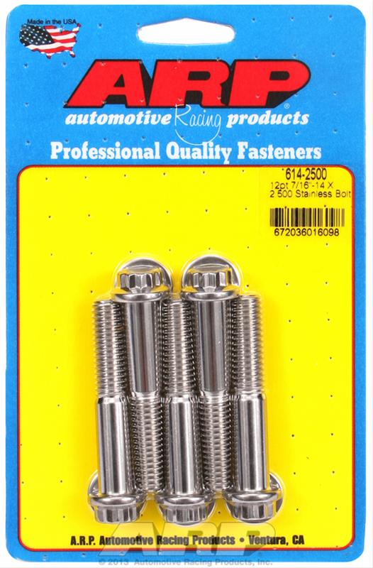 ARP Stainless Steel Bolts 614-2500