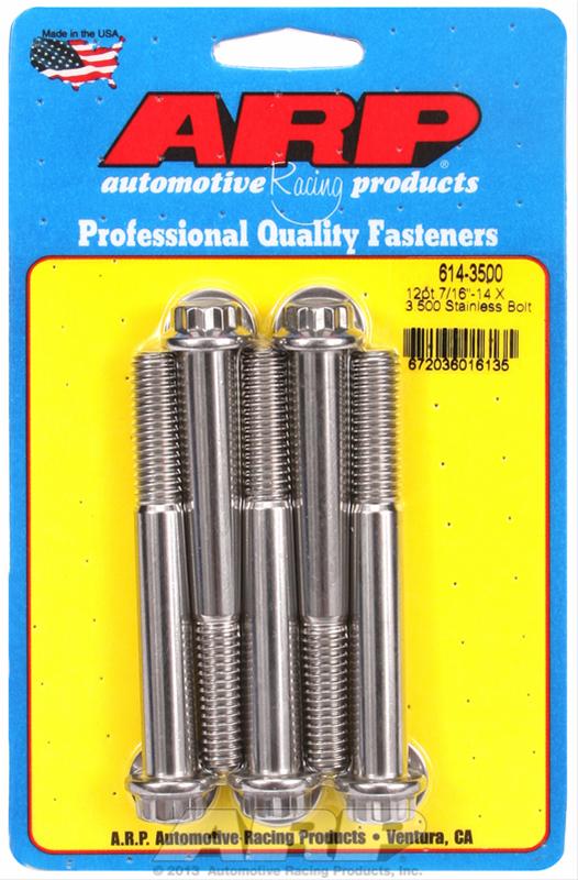 ARP Stainless Steel Bolts 614-3500