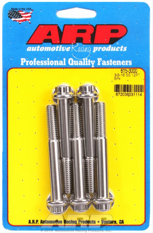 ARP Stainless Steel Bolts 615-3000