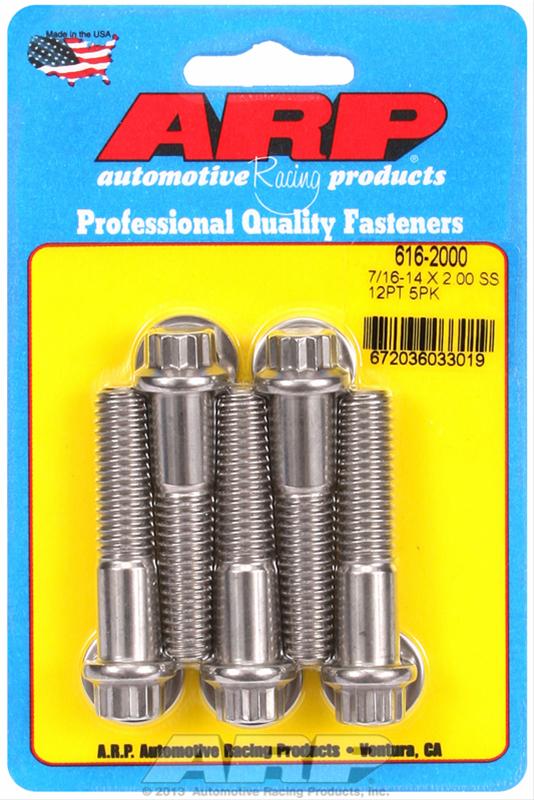 ARP Stainless Steel Bolts 616-2000