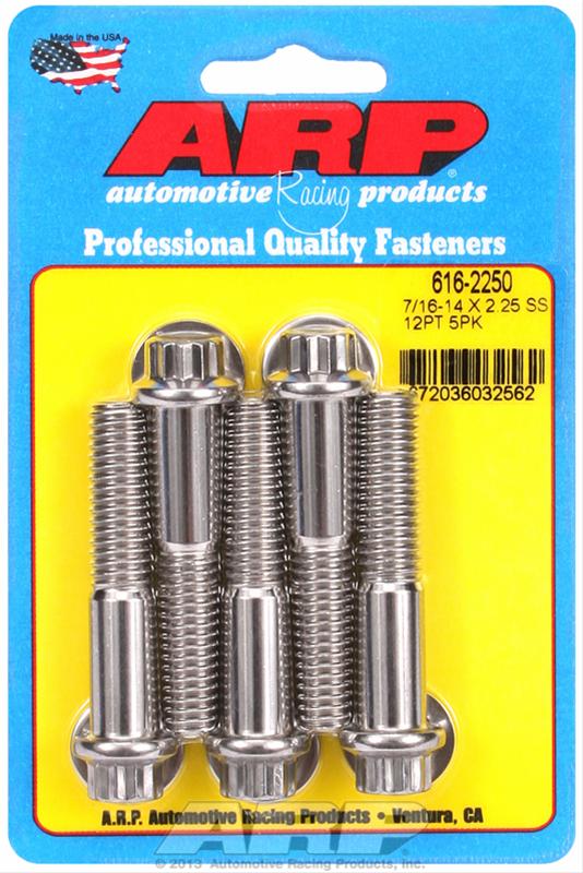 ARP Stainless Steel Bolts 616-2250