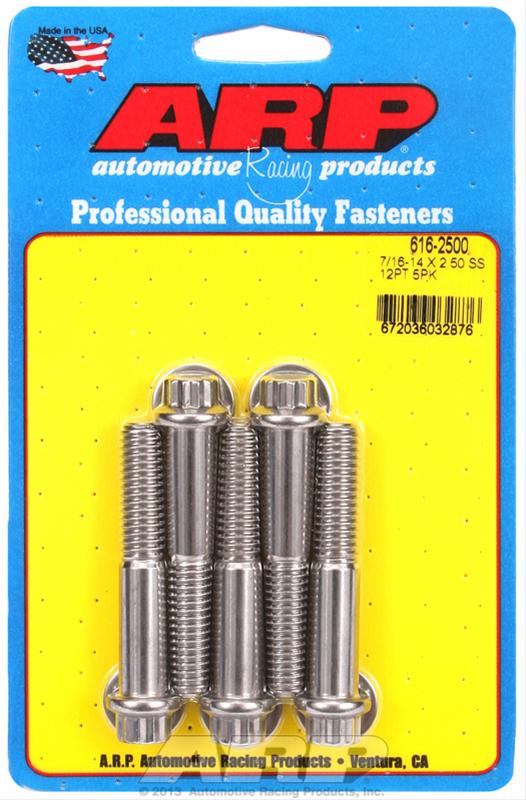 ARP Stainless Steel Bolts 616-2500