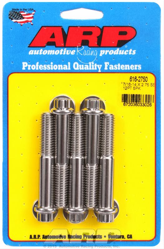 ARP Stainless Steel Bolts 616-2750