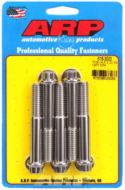 ARP Stainless Steel Bolts 616-3000