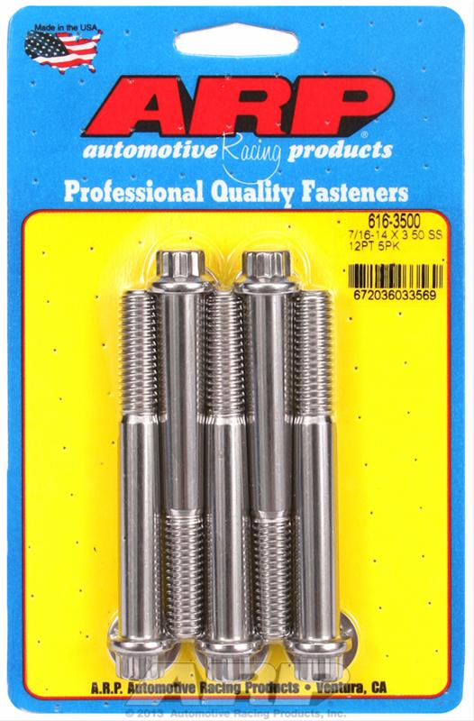 ARP Stainless Steel Bolts 616-3500