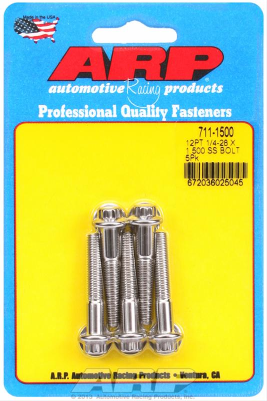 ARP Stainless Steel Bolts 711-1500