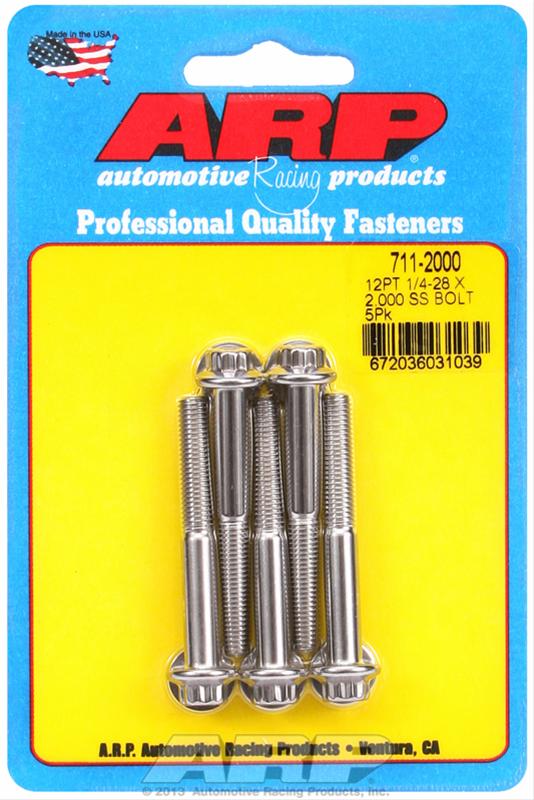 ARP Stainless Steel Bolts 711-2000