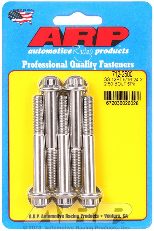 ARP Stainless Steel Bolts 712-2500