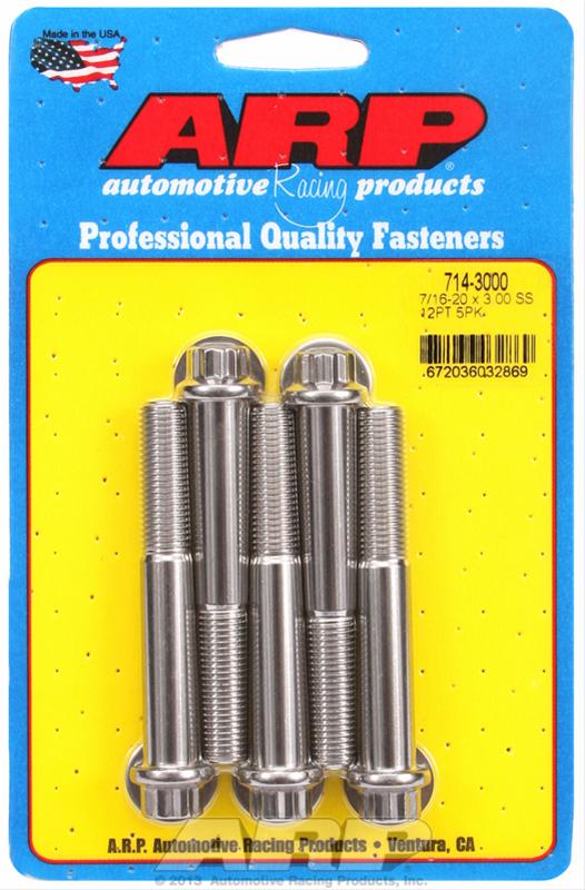 ARP Stainless Steel Bolts 714-3000