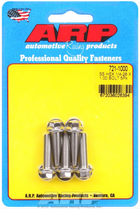 ARP Stainless Steel Bolts 721-1000