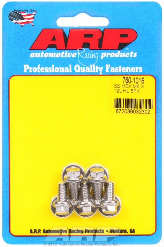 ARP Stainless Steel Bolts 760-1016